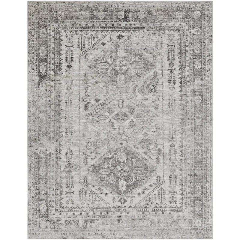 Fitz Oriental Charcoal Area Rug | Wayfair North America