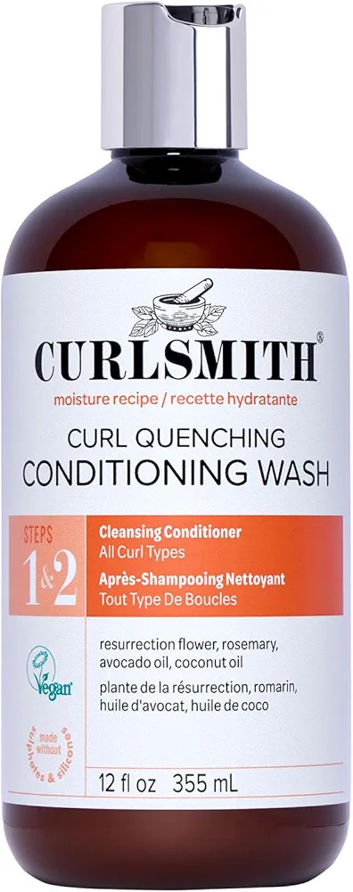 Curlsmith Curl Quenching Conditioning Wash - Vegan Cowash 2 in 1 Conditioner and Shampoo for Wavy... | Amazon (UK)