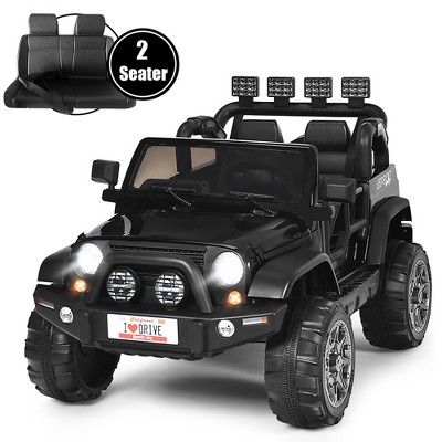 Costway 12V Kids Ride On Car 2 Seater Truck RC Electric Vehicles w/ Storage Room | Target