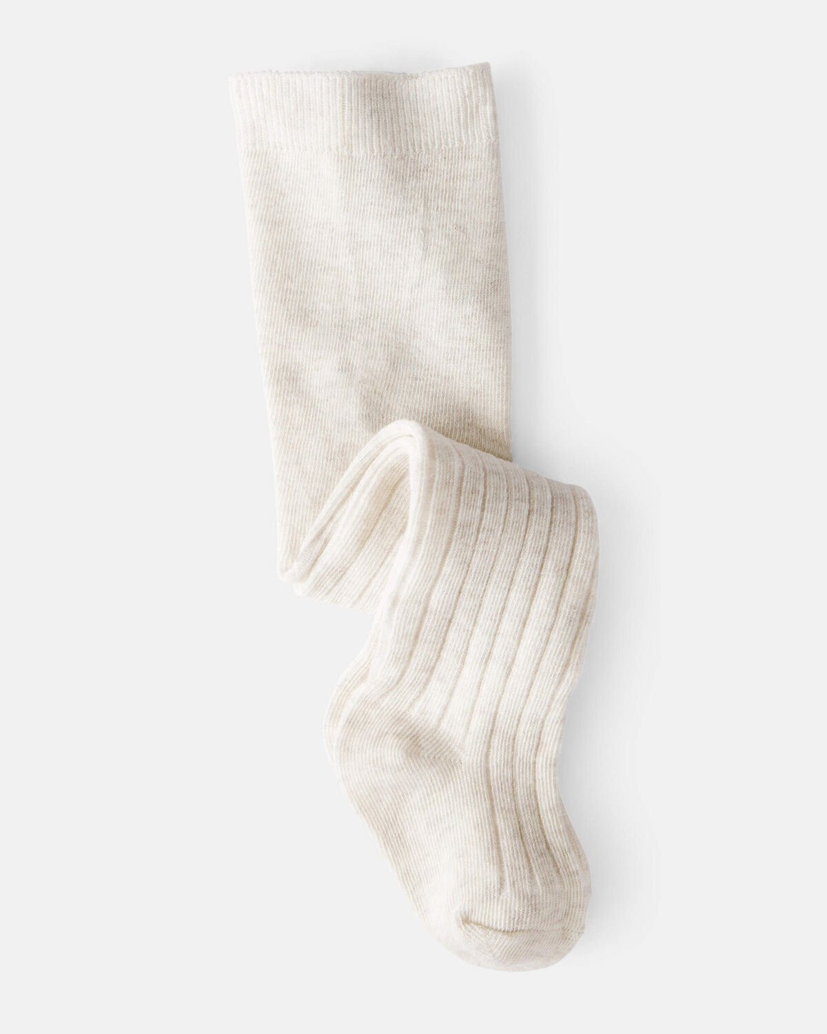 Baby Girl Rib Tights - Cream | Carter's Inc