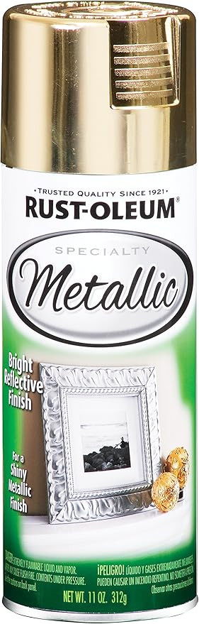 Rust-Oleum 1910830 Spray Paint, Each, Gold | Amazon (US)