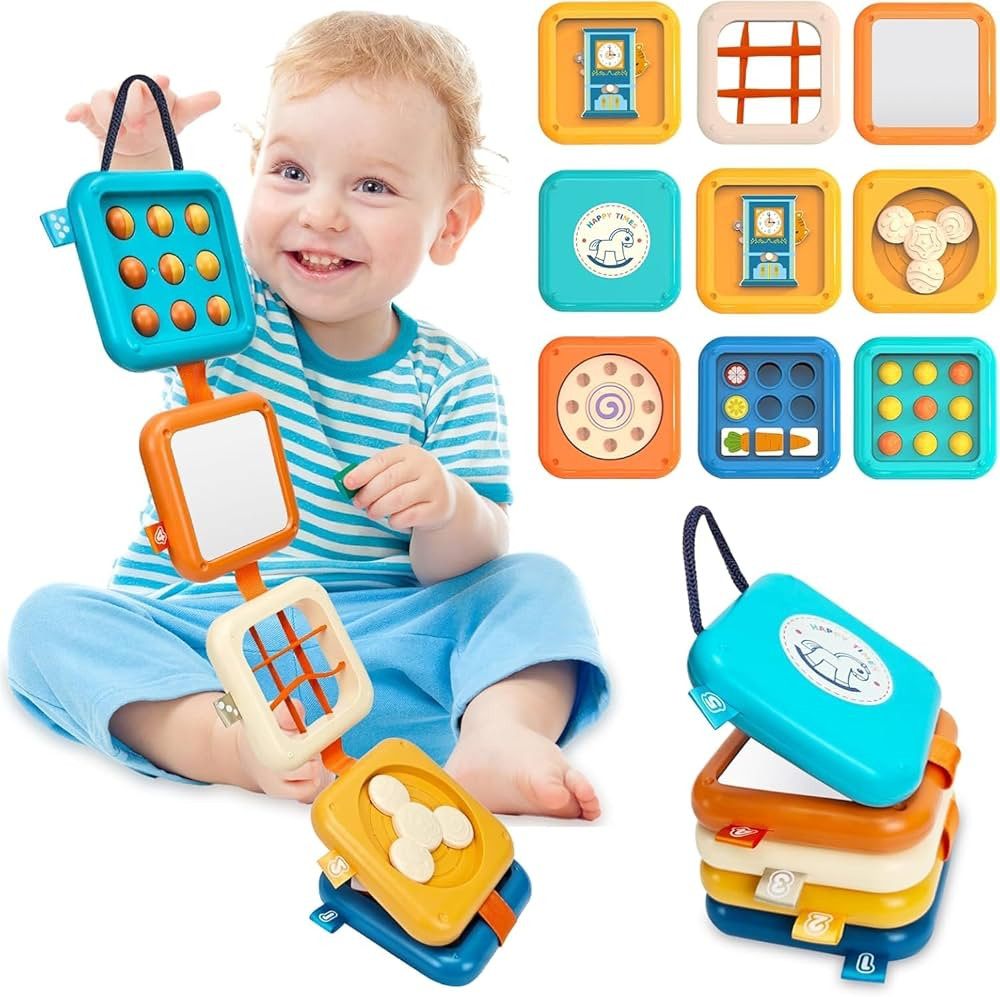 Busy Board for 1 Year Old, Montessori Toys for Baby, Toddler Travel Toys, Baby Toys 12-18 Months,... | Amazon (CA)