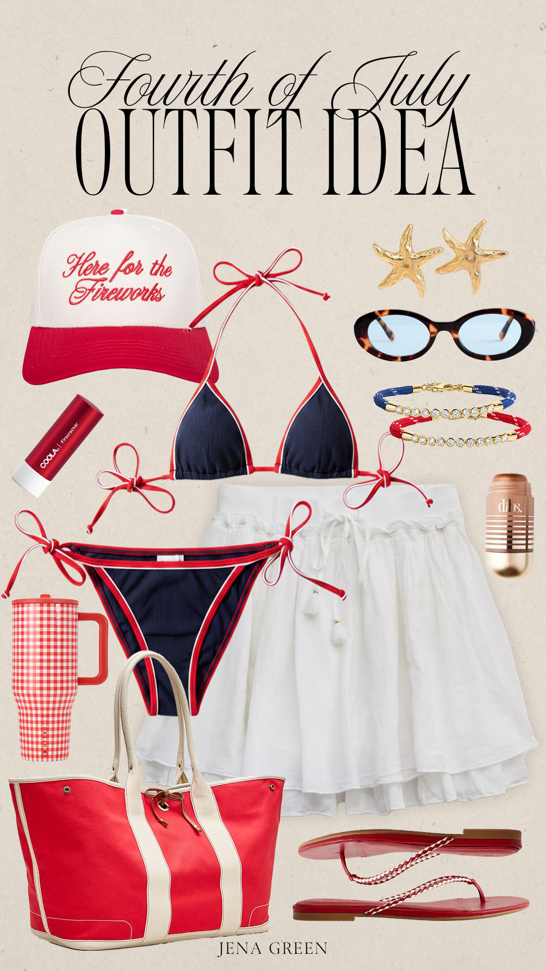 4th of July Outfit Idea | 4th of July Look | 4th of July Style 

 #LTKootd #LTKSwim #LTKTravel