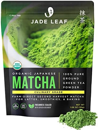 Amazon.com: Jade Leaf Organic Matcha Green Tea Powder - Authentic Japanese Origin - Premium Secon... | Amazon (US)