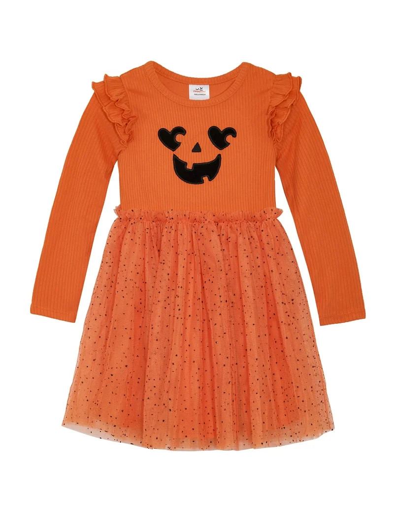 Way to Celebrate Toddler Girl Halloween Tutu, Sizes 12m-5T | Walmart (US)