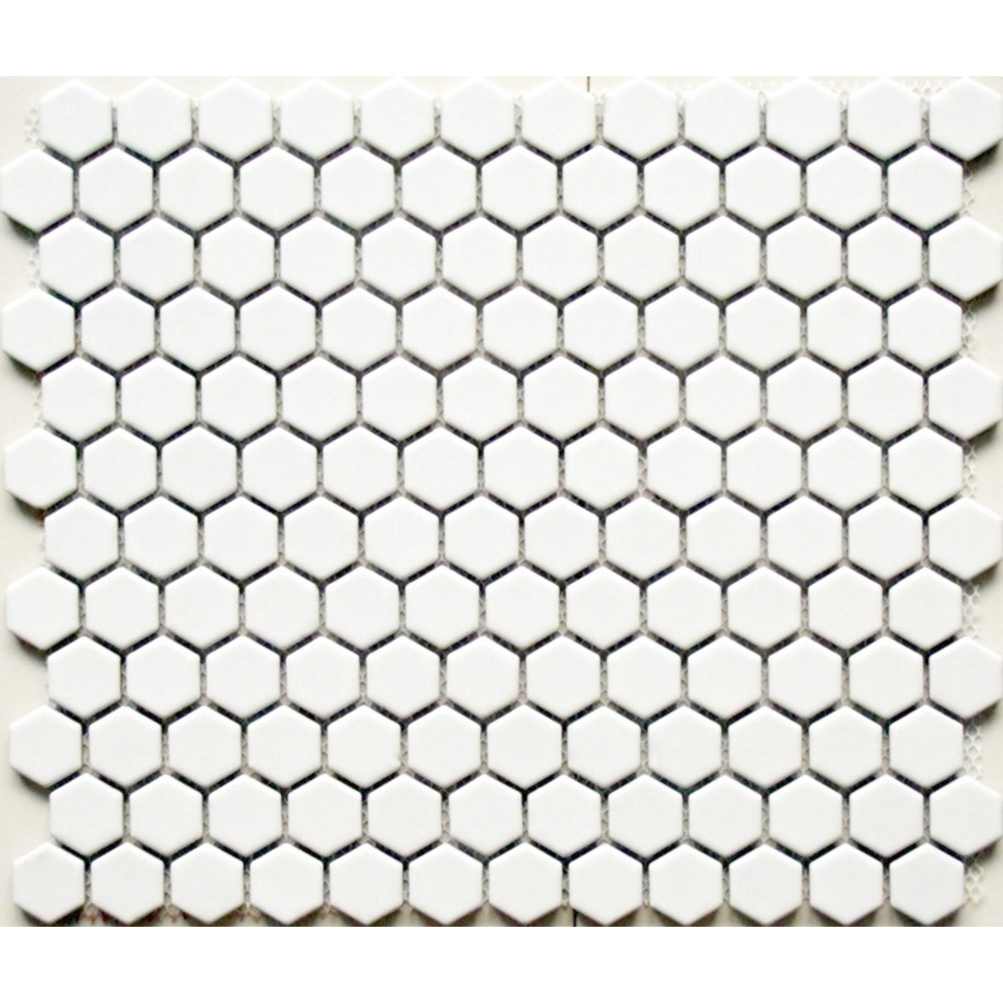 WS Tiles - Value Series 1'' x 1'' Hexagon Porcelain Mosaic Tile in Matte White - 9 square feet ca... | Walmart (US)