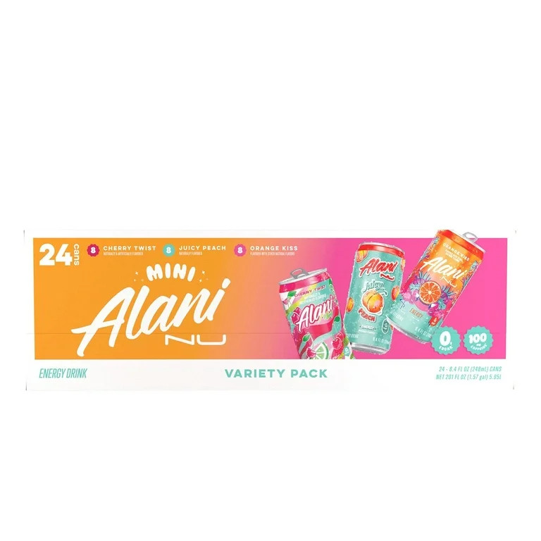 Alani Nu Mini Energy Variety Pack, 8.4 Fluid Ounce (Pack of 24) | Walmart (US)