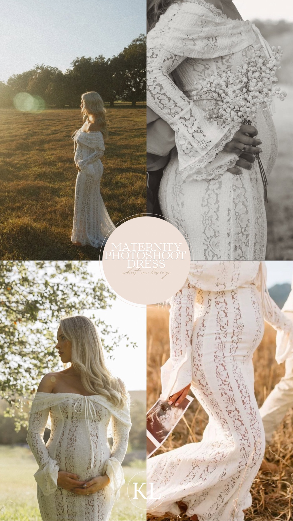 maternity photoshoot | ivory white lace dress | bump photos | shein dress dupe | house of cb dress | family photos | linking the Amazon dupe of this dress | ** not my photos just for inspo if ya will ✨🤭🤰🏼 but i will 100% be ordering this for my future maternity photoshoot im obsessed! 

#LTKFamily #LTKBump #LTKBaby