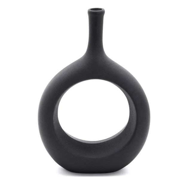 Serdic Ceramic Hollow Vase Modern Decorative Flower Vase for Wedding, Gifts, Kitchen, Living Room... | Walmart (US)