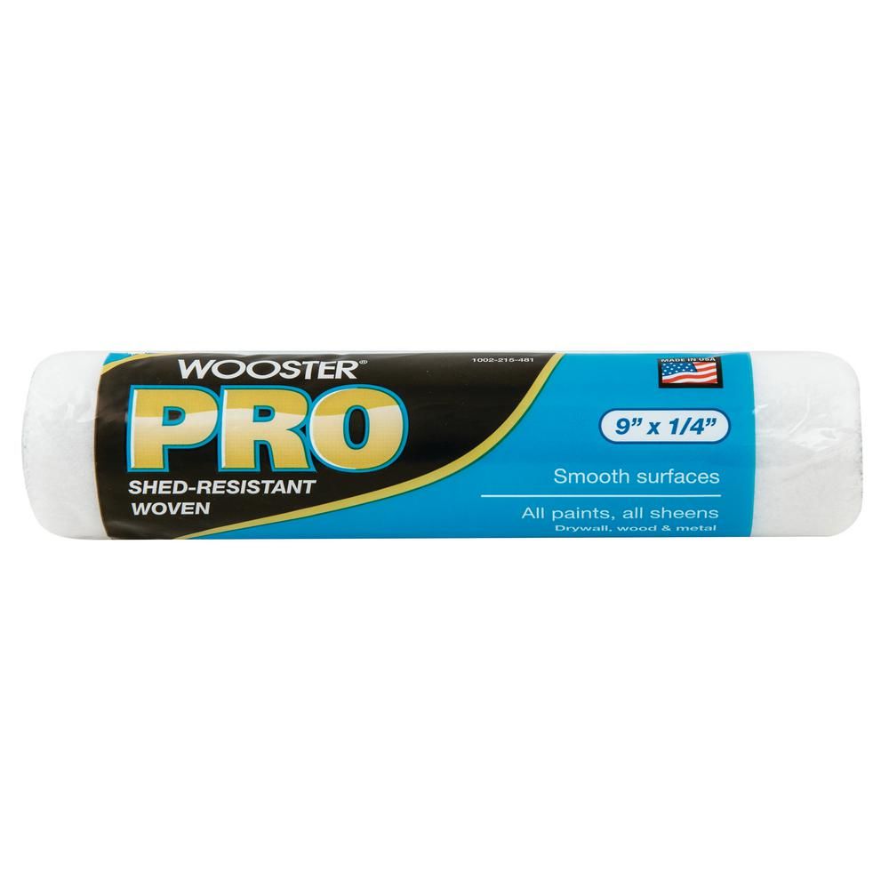 9 in. x 1/4 in. High-Density Pro Woven Fabric Roller Cover | The Home Depot