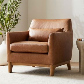 Harvey Leather Chair | West Elm (US)