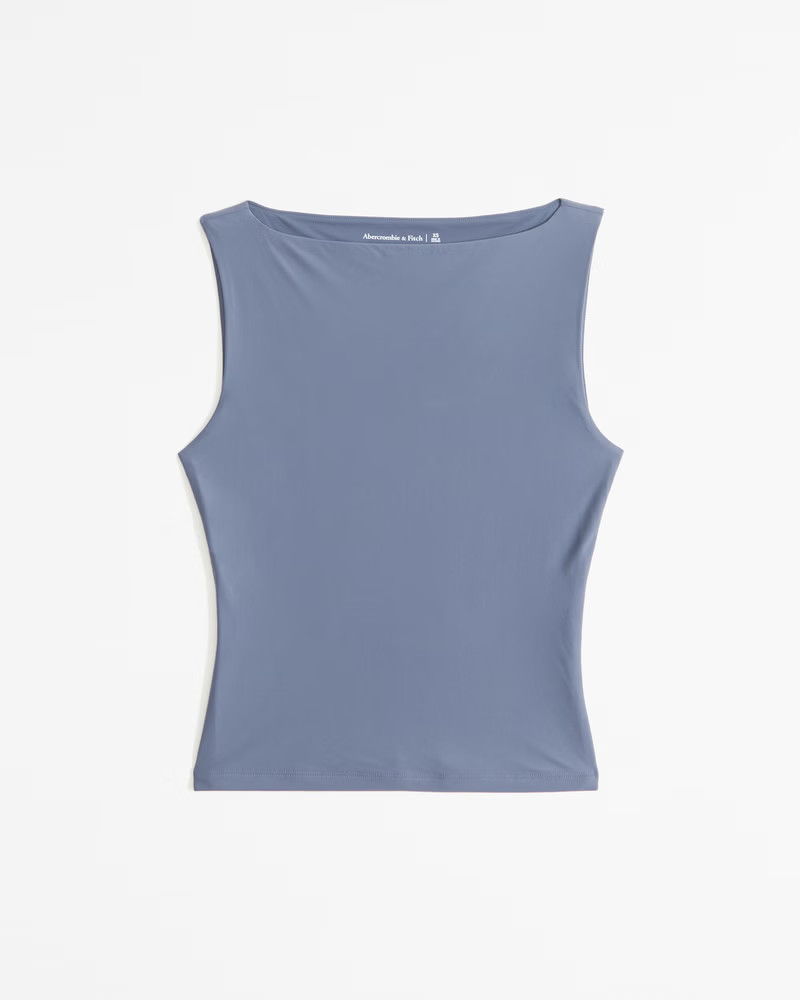 Soft Matte Seamless Slash Top | Abercrombie & Fitch (US)