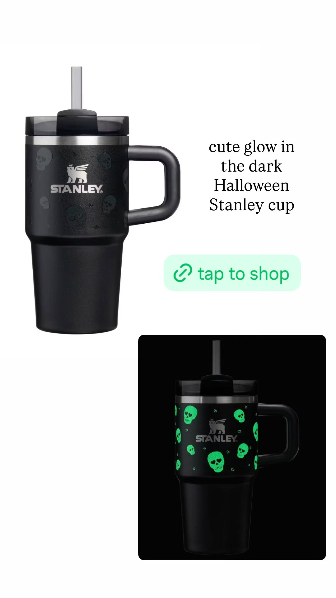 Glow in the dark Halloween kids cup