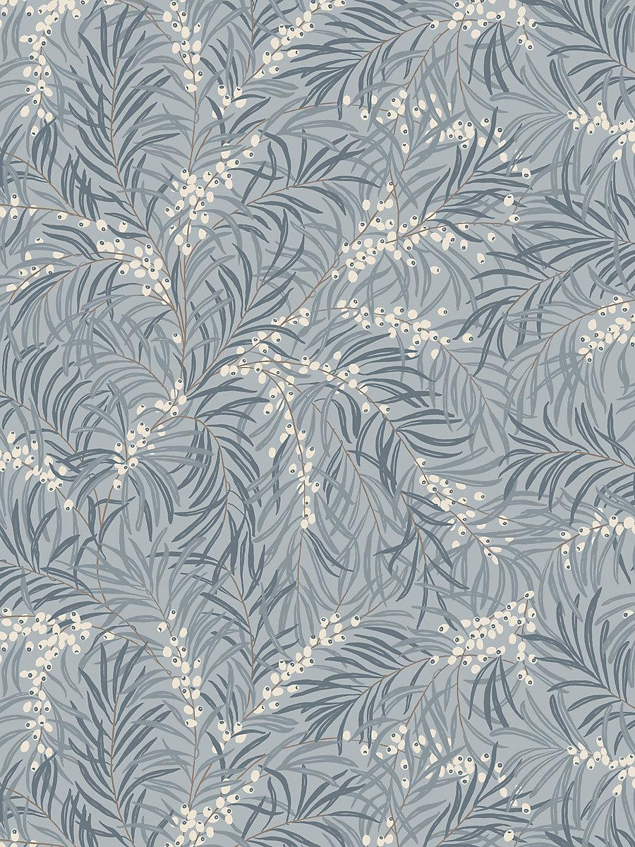 Sandberg Idun Misty Blue Wallpaper | DecoratorsBest