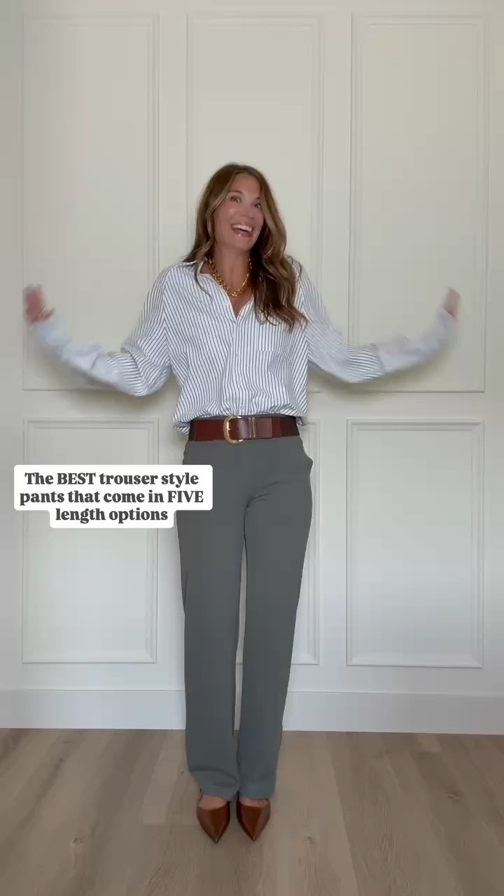 These trouser style pants are THAT good! They look dressy but feel so comfortable, and with FIVE length options, they’re a dream find for tall girls. Perfect for work, travel, or everyday outfits!

Trouser style pants, Tall girl pants, Pants with length options, Five inseam options, Long inseam trousers, Comfortable work pants, Tall friendly clothing, Business casual outfits, Dress pants, Office outfit ideas, Long leg approved, StangandCo