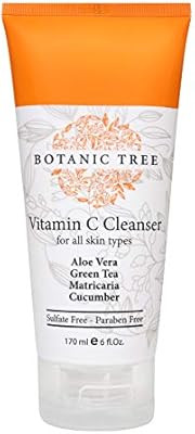 Botanic Tree Vitamin C Face Wash - Anti Aging Facial Cleanser w/ Organic Ingredients - Daily Skin... | Amazon (US)