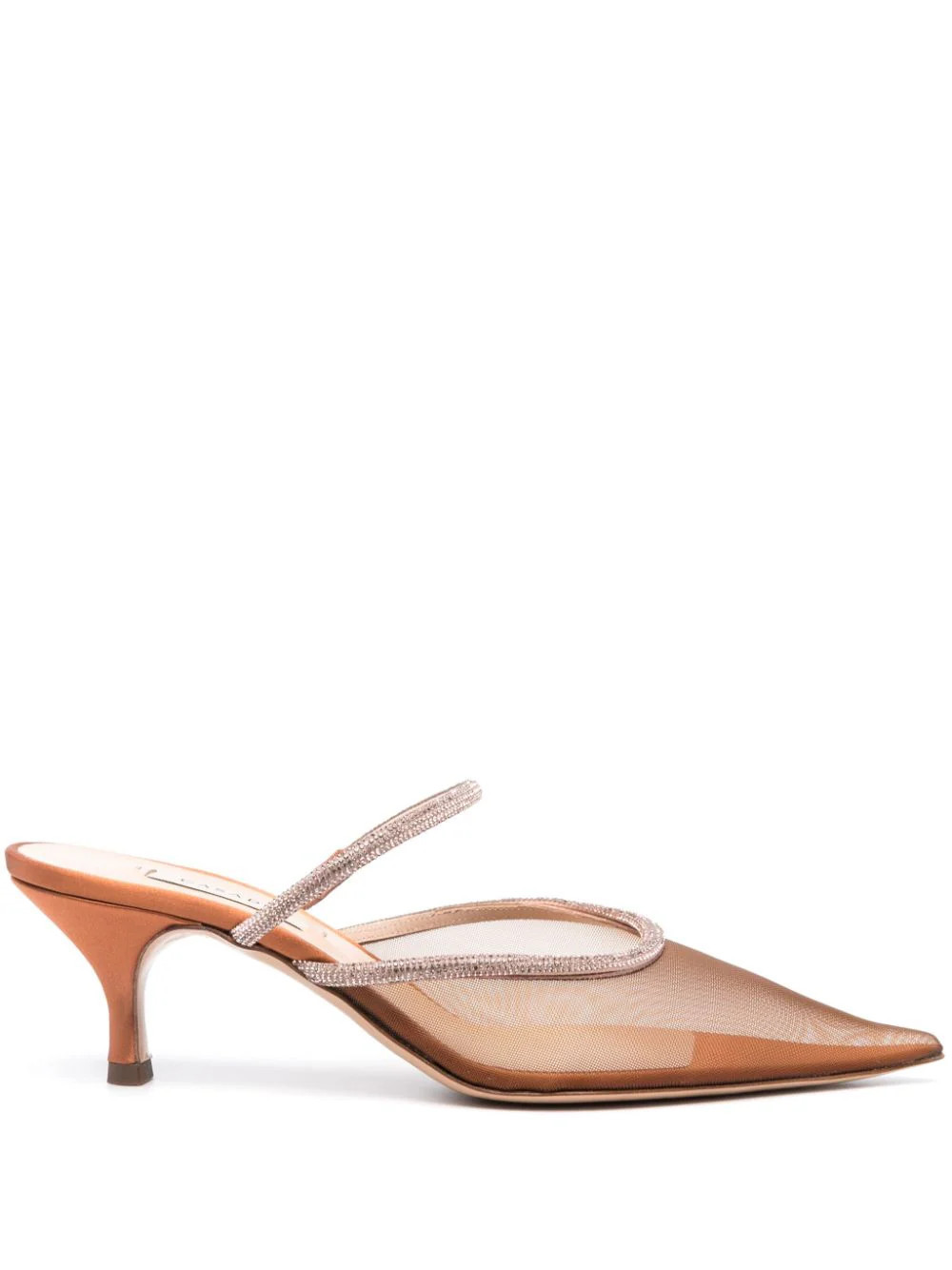 Casadei Scarlet Mimí 50mm mules - Brown | Farfetch Global