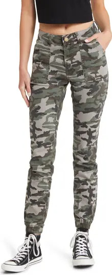 Camo Print Denim Joggers | Nordstrom