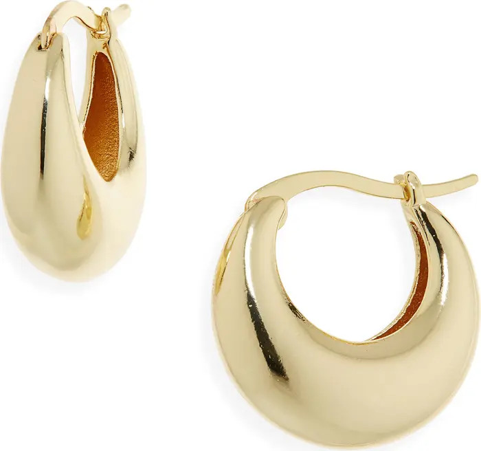 Demi Fine Dome Hoop Earrings | Nordstrom