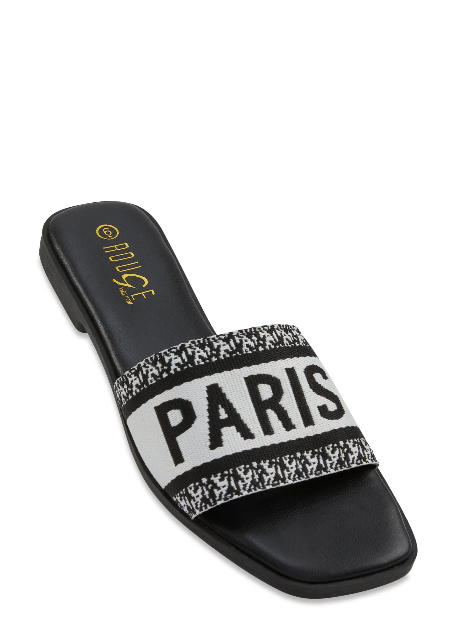 Paris Band Slide Sandals | Rainbow Shops