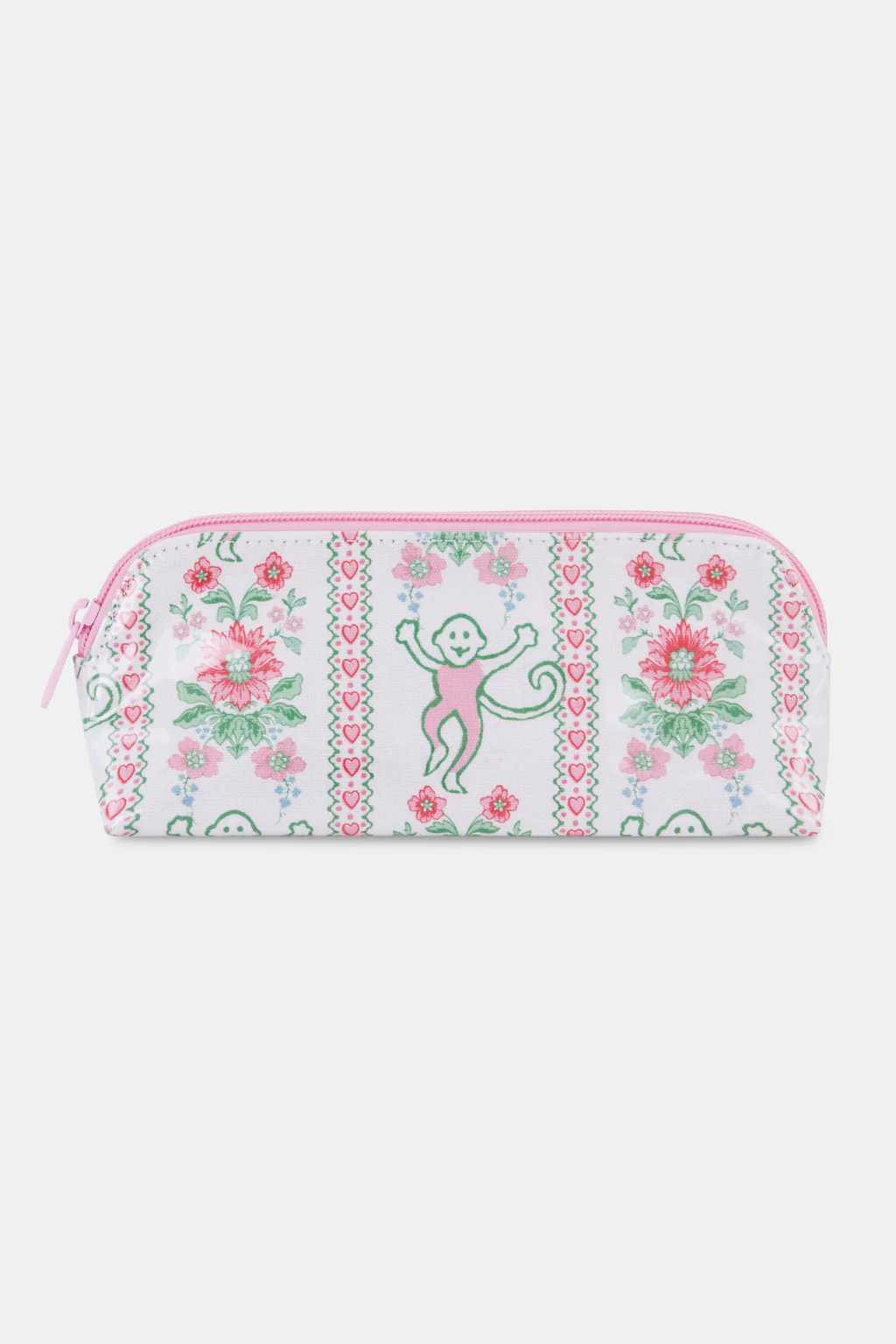 Monkey Block Stripe Makeup Bag | Roller Rabbit