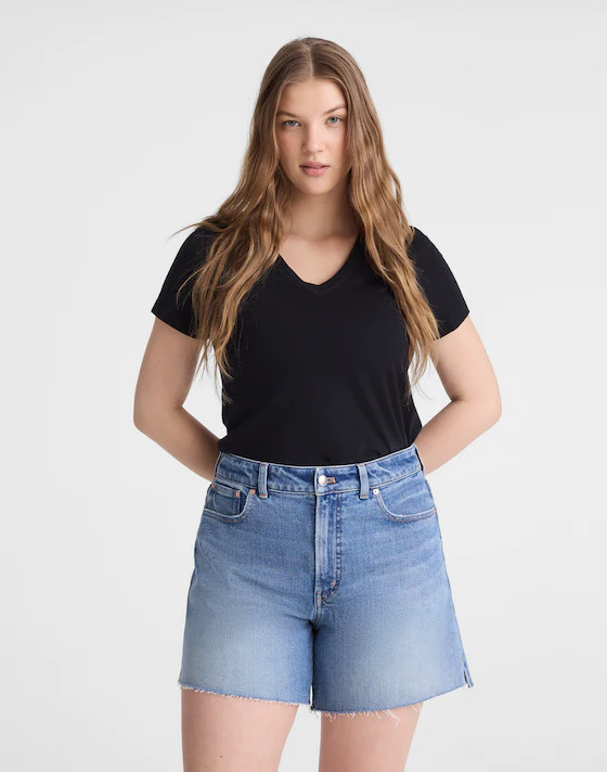 The Curvy Perfect Vintage Mid-Length Jean Short | Madewell