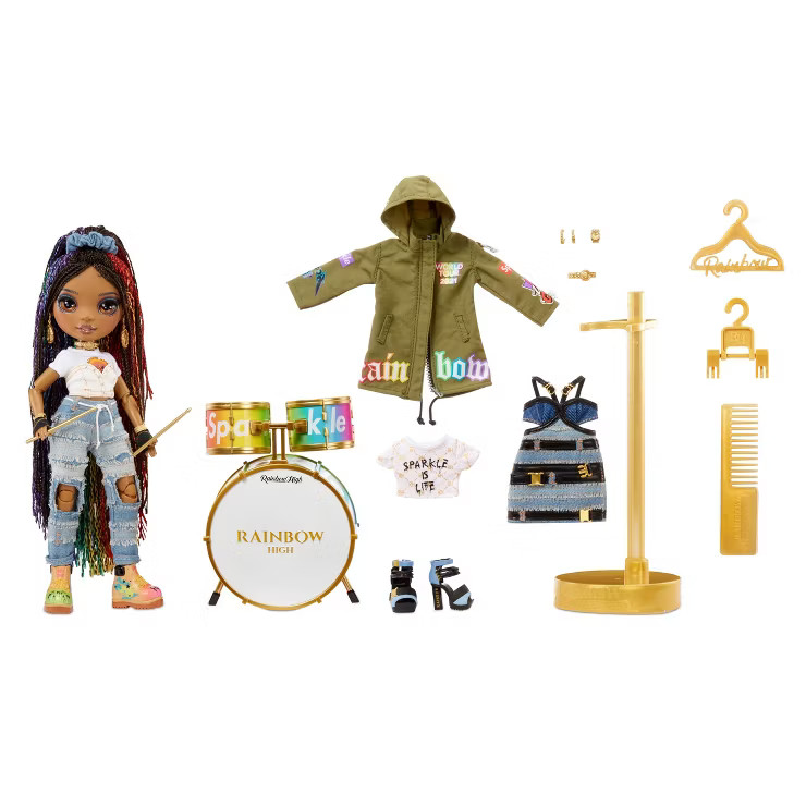 Rainbow High Rockstar Vanessa Tempo Fashion Doll | Target