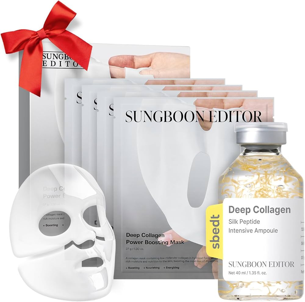 SUNGBOON EDITOR Firming & Hydrating Duo for Glass Skin l Deep Collagen Overnight Mask & Deep Coll... | Amazon (US)