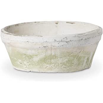 Park Hill Collection Whitewashed Terra Cotta Planter, 10 Inch , inches Diameter, (ECG90897) | Amazon (US)