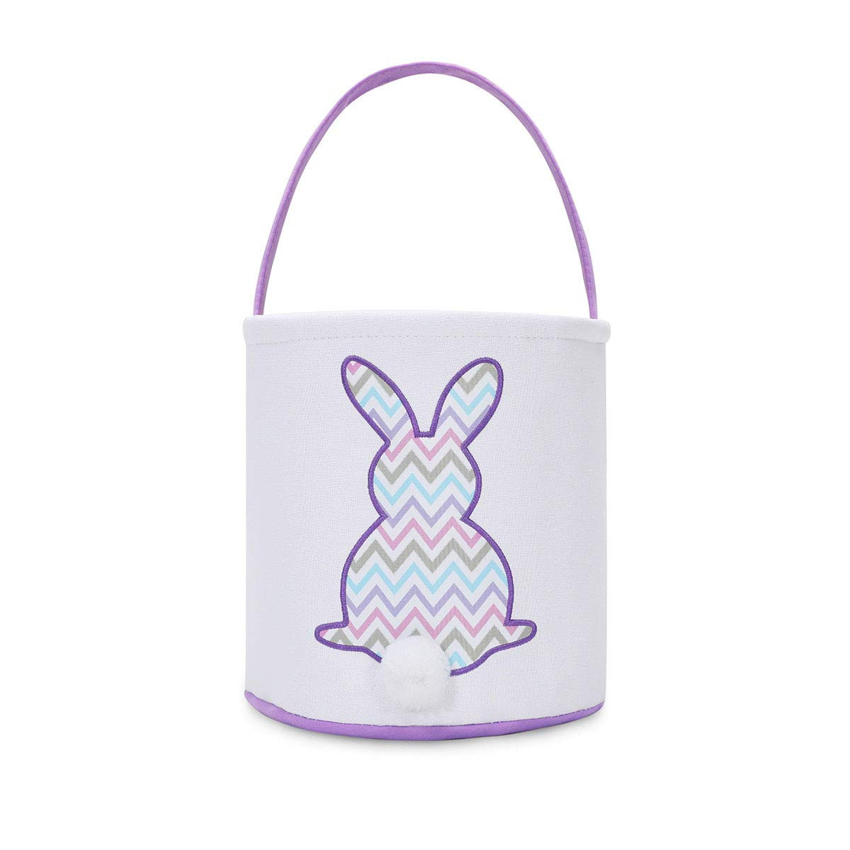 MONOBLANKS Easter Bunny Basket Bags, Rabbit Bucket Tote for Easter Egg Hunts Decorations Candy Gi... | Amazon (US)