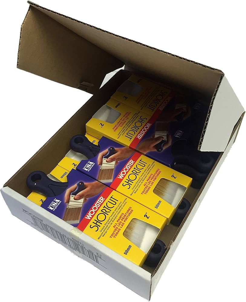 Wooster Brush Q3211 2 inch Shortcut Angle Sash Paintbrush, Pack of 12 | Amazon (US)