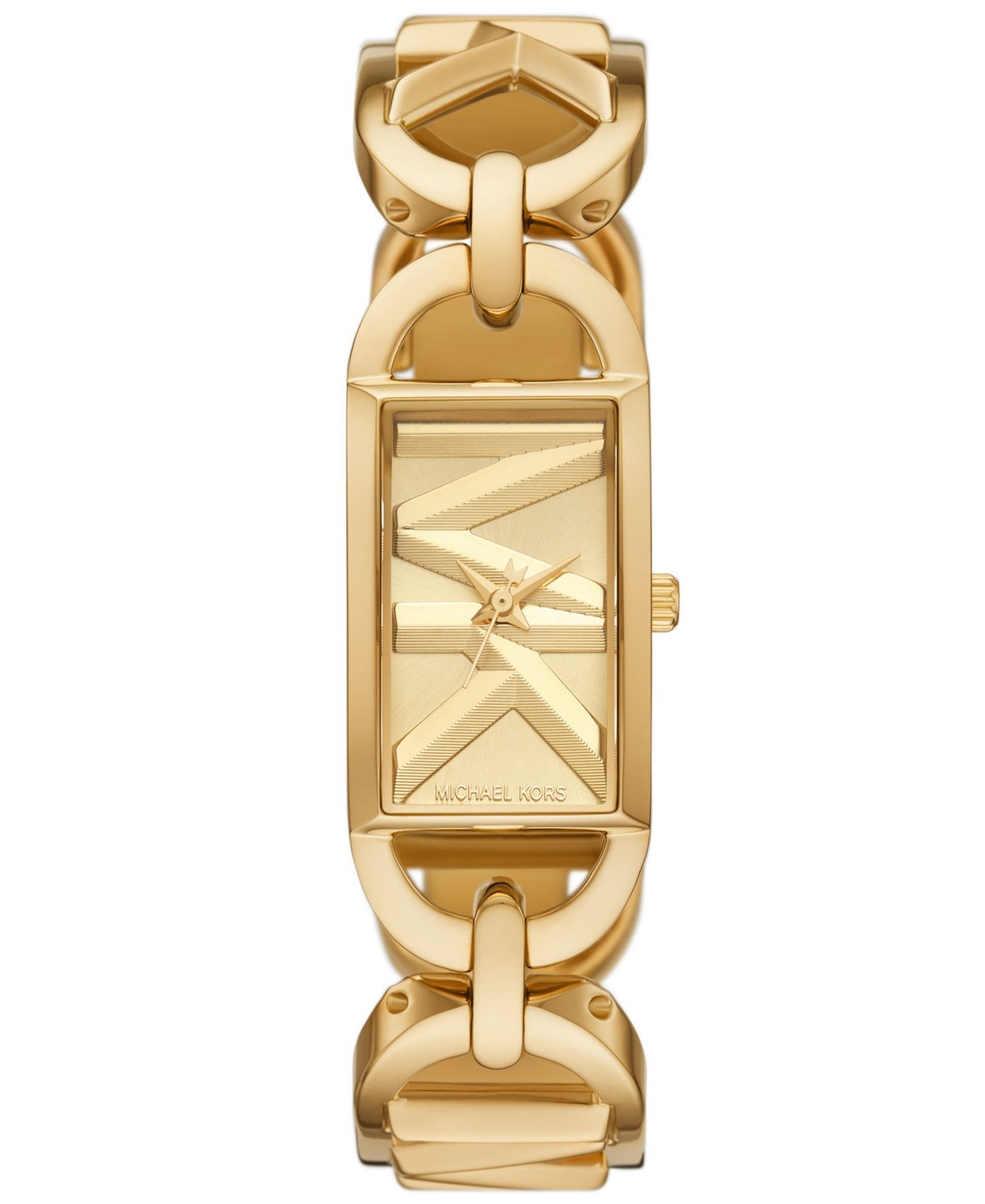 Michael Kors Women's Empire Quartz Three-Hand Gold-Tone Stainless Steel Watch 20X30mm - Gold-Tone | Macy's