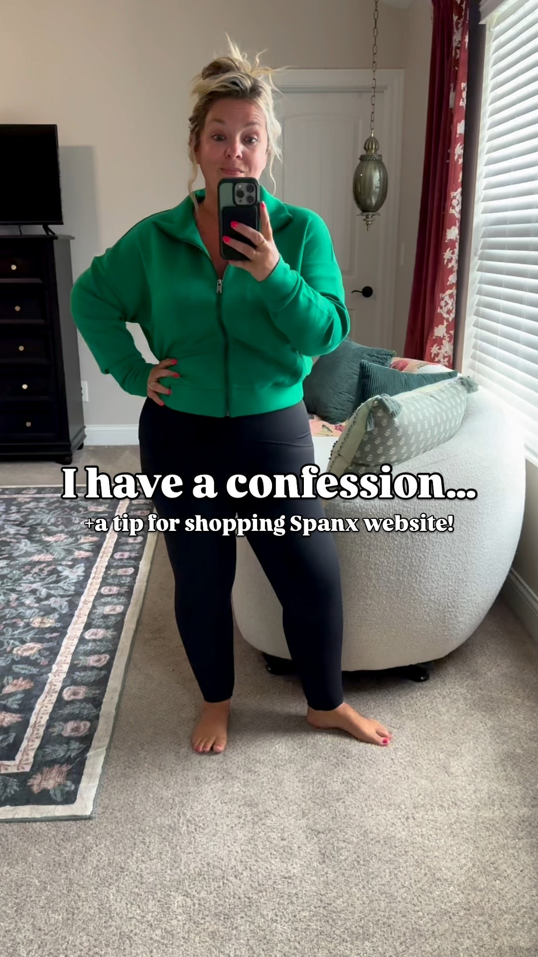 Ok I love the Spanx air line so much! But even on the sale, it’s a bit of a splurge for me but I just loved this color jacket so I had to! The booty boost leggings though? I’ll pay FULL PRICE ALL DAY 👏🏼👏🏼 no cellulite shows through, tummy control, just allllll the good things! Don’t miss signing up for emails for 15% off your order!

#LTKMidsize #LTKPetite #LTKOver40