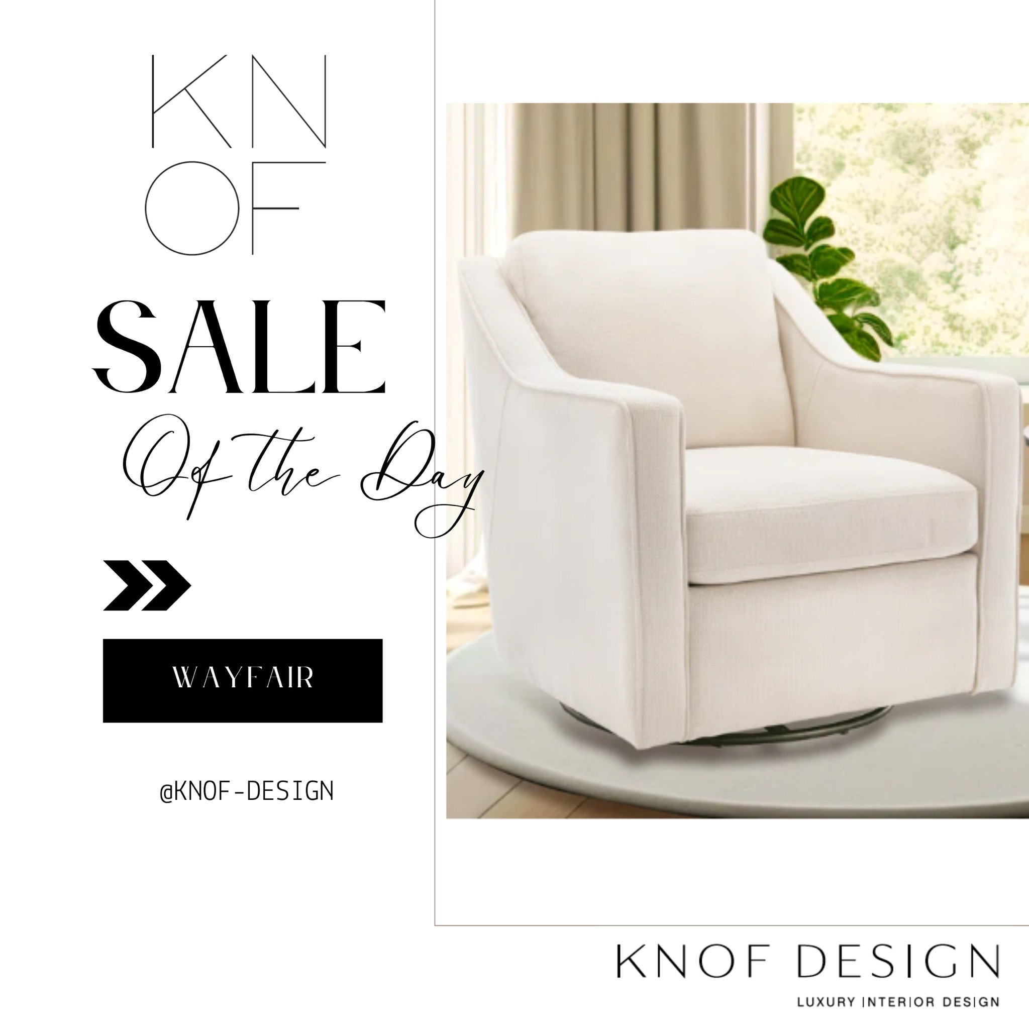 Swivel ✅ Contemporary ✅ On Sale ✅ This versatile and beautiful chair brings full Valerie to your home 🏡  #home #chairs #swivelchairs 

#LTKHome #LTKSaleAlert #LTKxWayfair