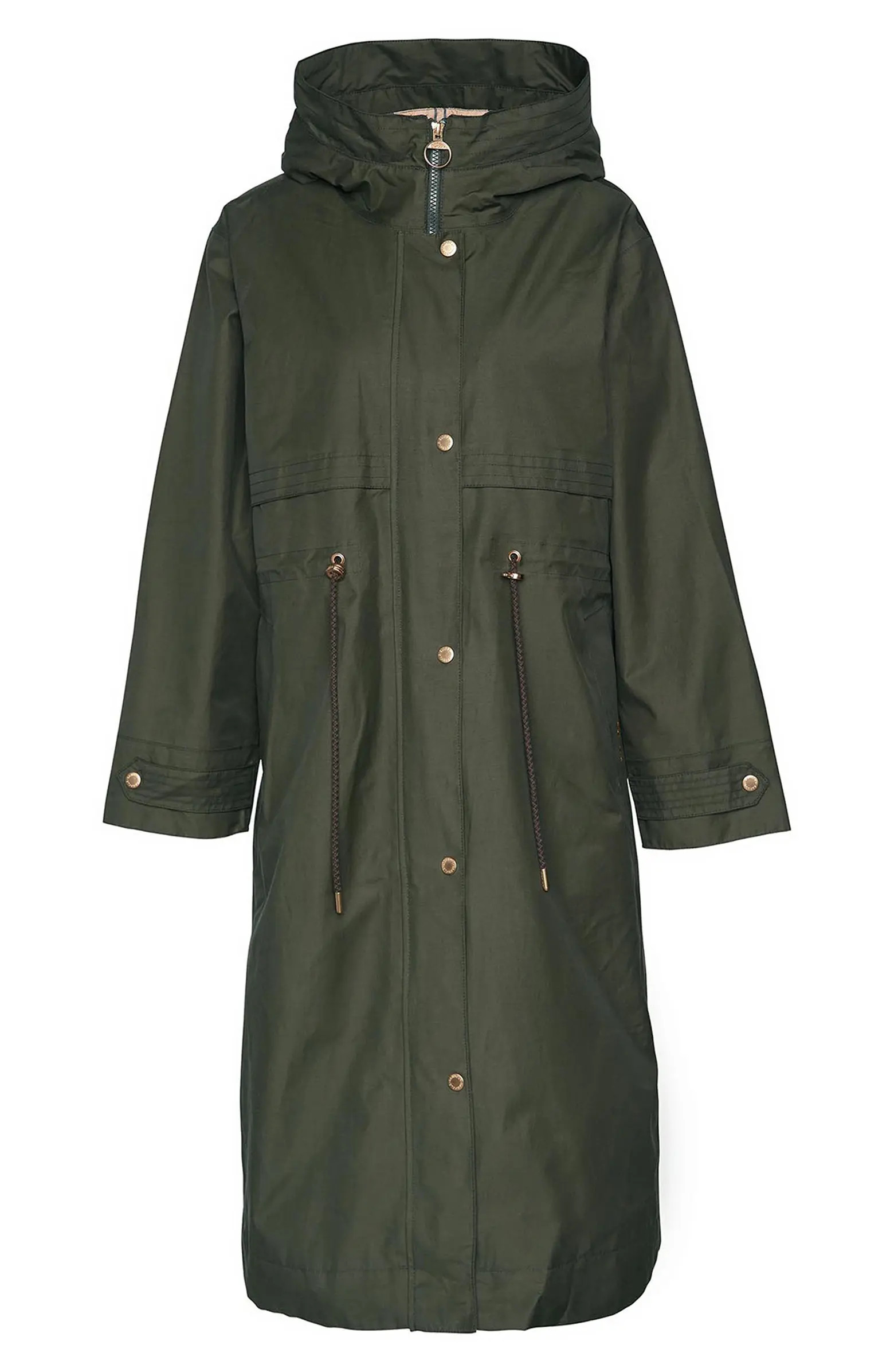 Barbour Lavender Waterproof Hooded Coat | Nordstrom | Nordstrom