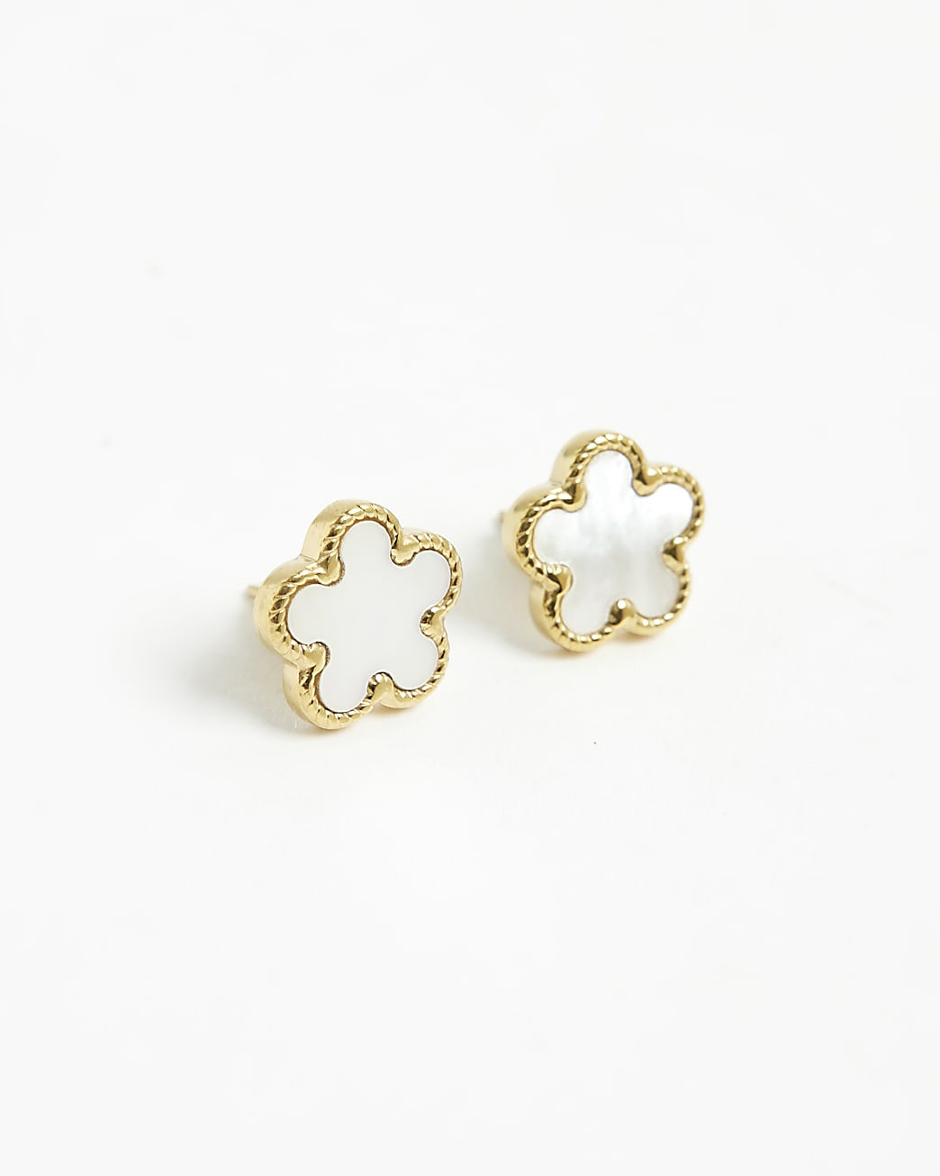 Gold flower stud earrings | River Island UK & IE