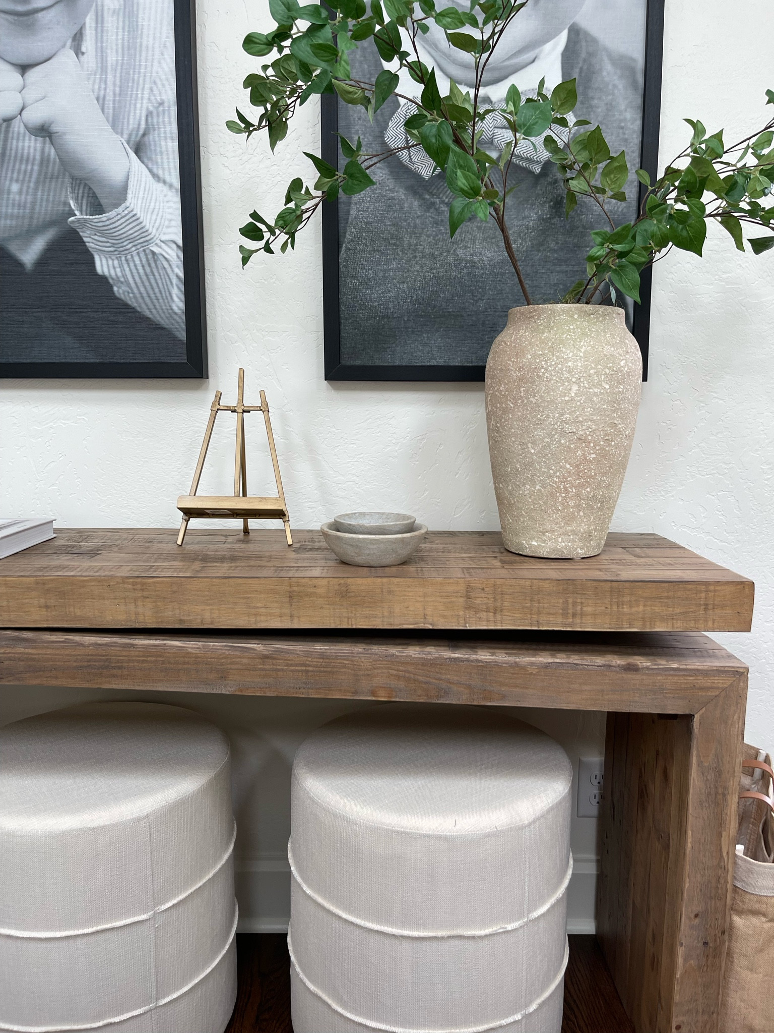 Almost there! A few more pieces and this console will be styled to perfection! #styling #consolestyling #decor #consoledecor 

#LTKFind #LTKhome #LTKfamily