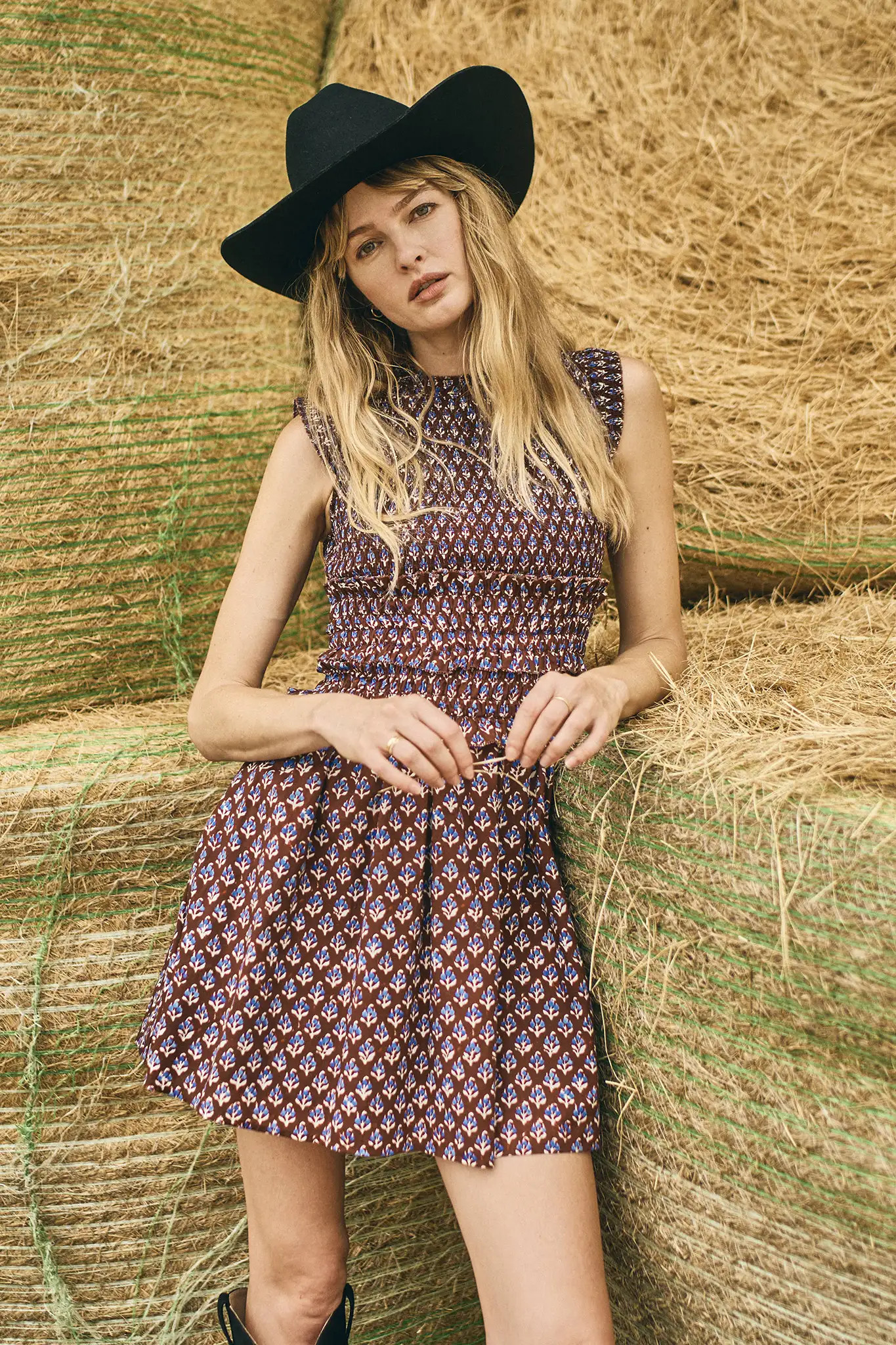 Gweneth Dress | Smocked Mini Dress | Hunter Bell | Hunter Bell