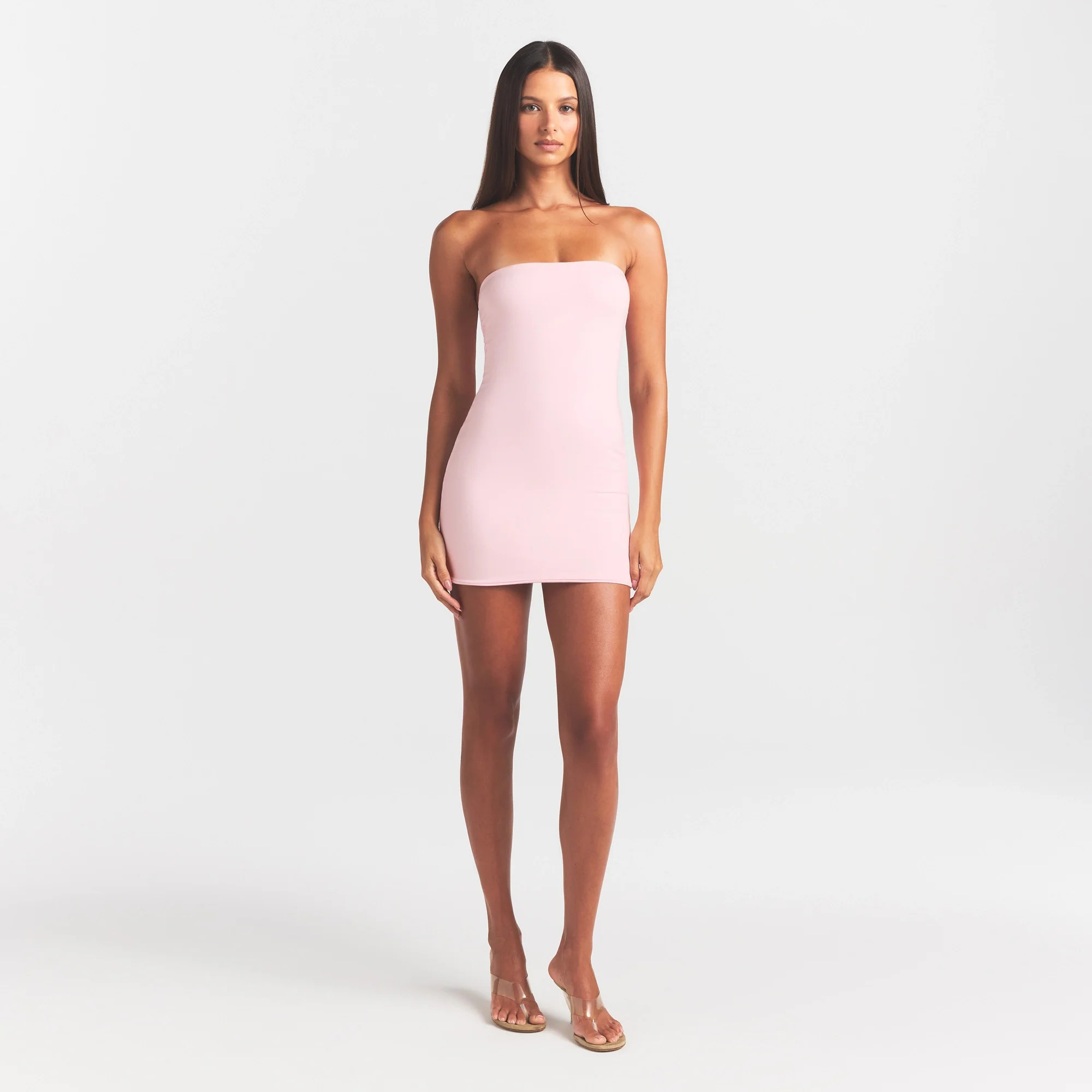 SKIMS Mini Tube Dress | Pink | Small | Cotton Jersey | SKIMS (US)