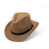 Brown Summer Cowboy Cowgirl Hat, Boho Hat, Fedora Hats, Western Style Man Women Sun Beach | Etsy (US)