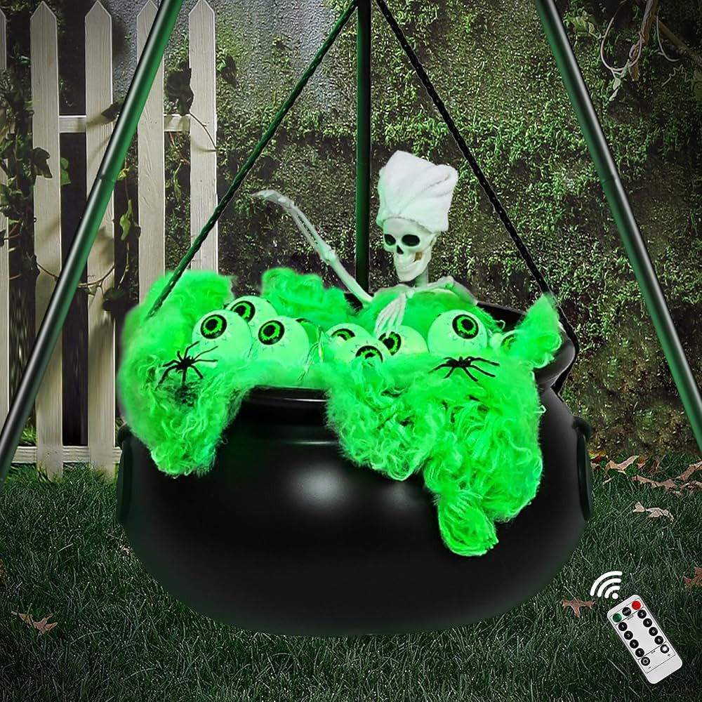 Halloween Decorations Outdoor,Witches Cauldron for Yard Decorations,Halloween Decorations Indoor,... | Amazon (US)