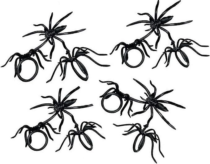 Bobos Monkey Spider Rings & Halloween Party Favors (Spider Rings - 144 pc) | Amazon (US)