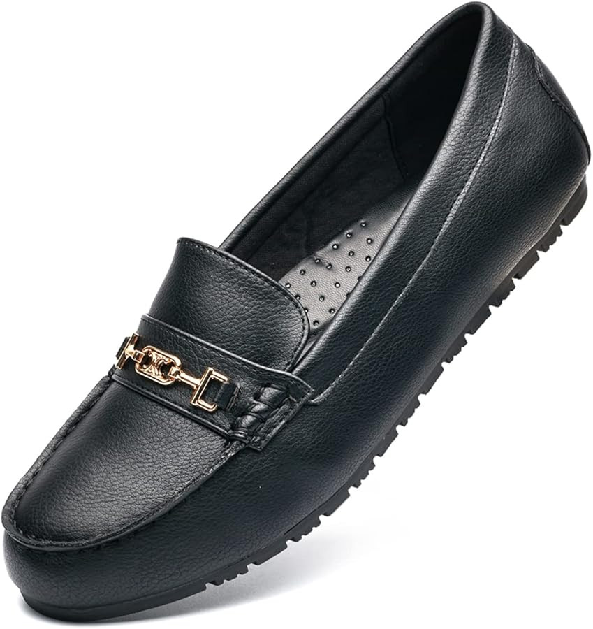 DeYashopin Women's Flats Shoes Leisure Shoes Slip On Work Shoes Comfort Walking Shoes | Amazon (US)