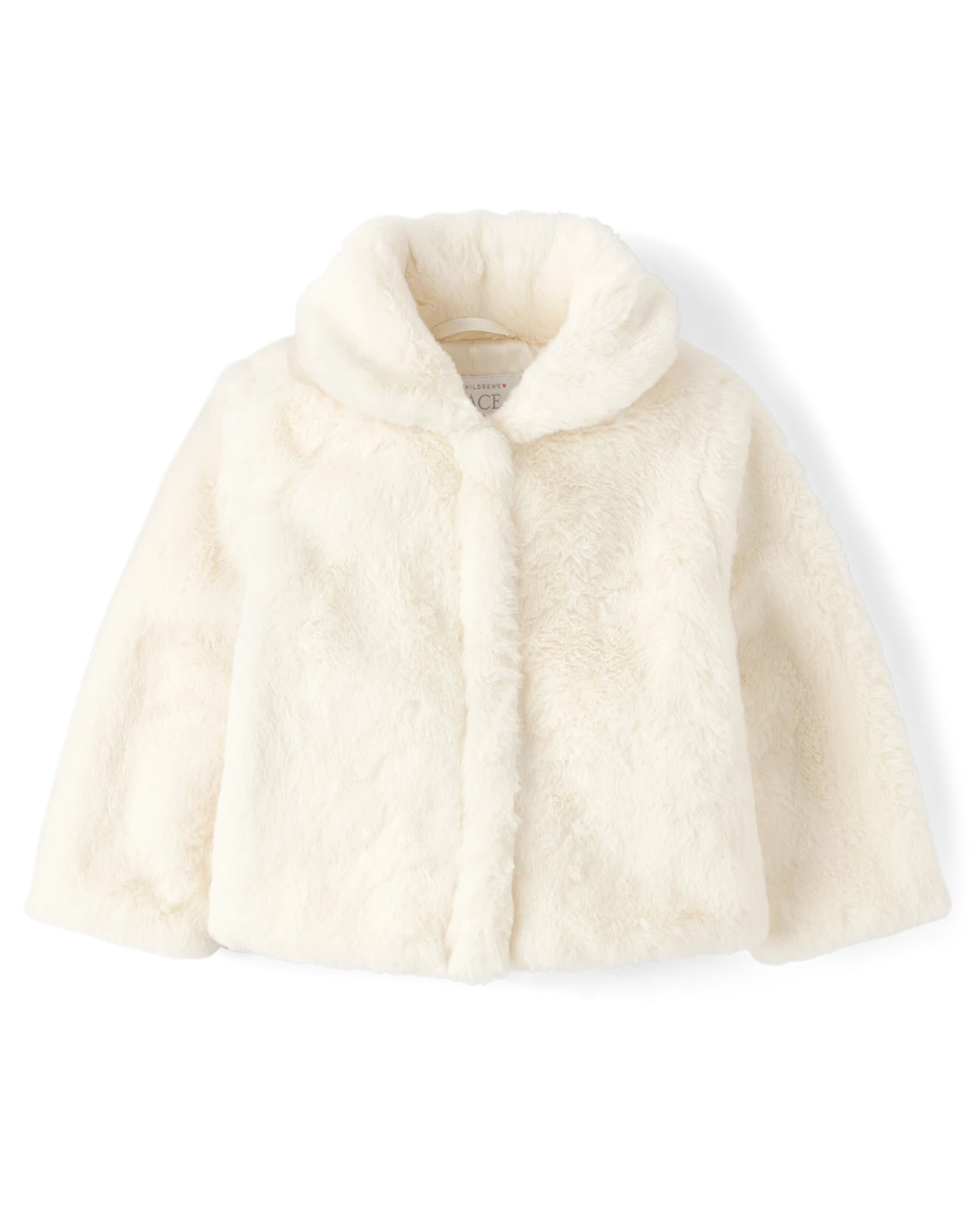 Toddler Girls Faux Fur Jacket - white | The Children's Place