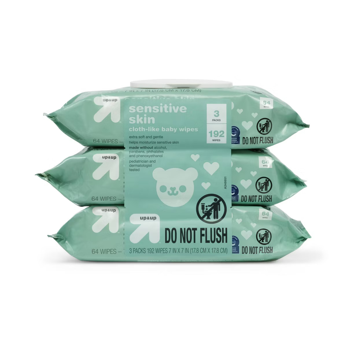 Sensitive Skin Baby Wipes with Moisturizing Lotion - up & up™ (Select Count) | Target