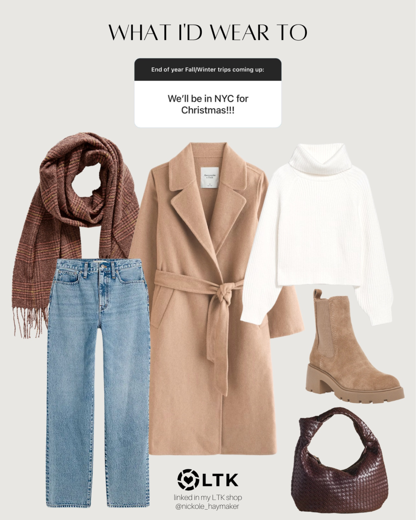 NYC WINTER LOOK: I asked you guys on stories your upcoming fall/winter trips! Here are my looks for them! ⭐️ 

#NYCoutfit #nyc #newyorkoutfit #fallfashion #falldresses #winteroutfit #wintercoats #fallcoats 

#LTKHoliday #LTKSeasonal #LTKtravel