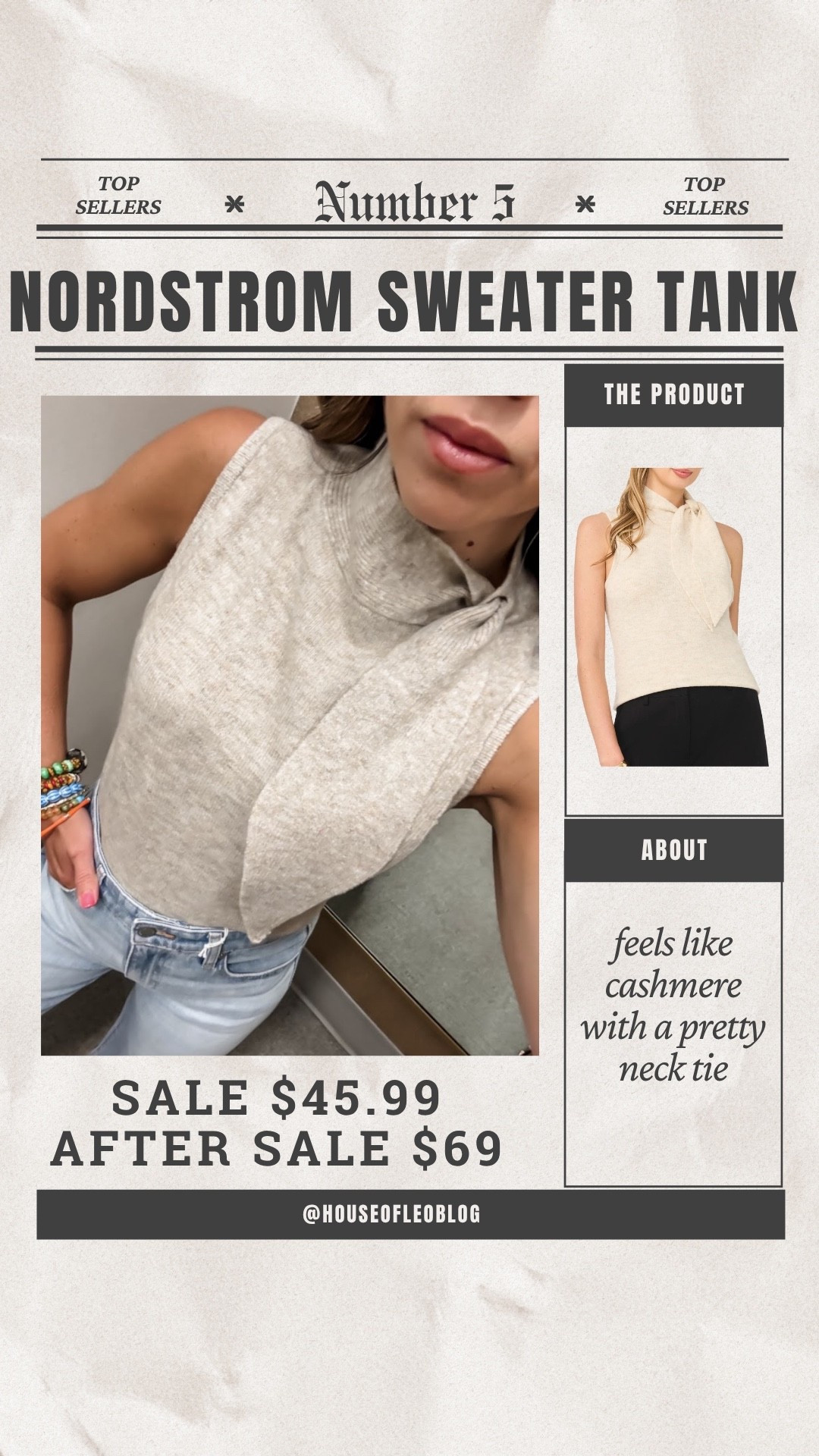 Small sweater tank. Nordstrom sale. Nsale

#LTKSaleAlert #LTKOver40 #LTKWorkwear