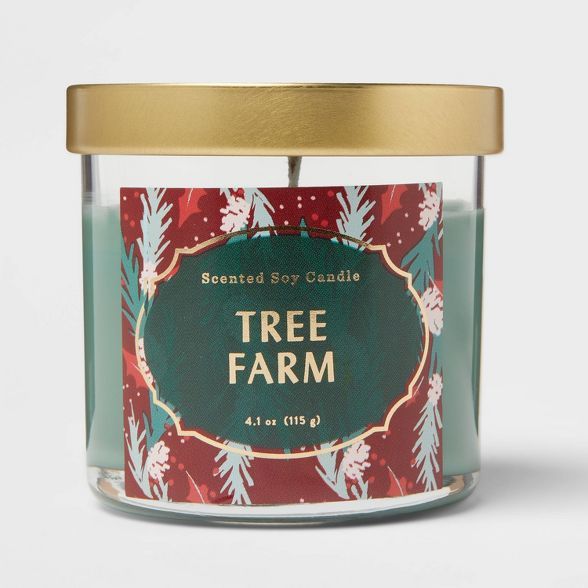 Lidded Glass Jar Candle Tree Farm - Opalhouse™ | Target