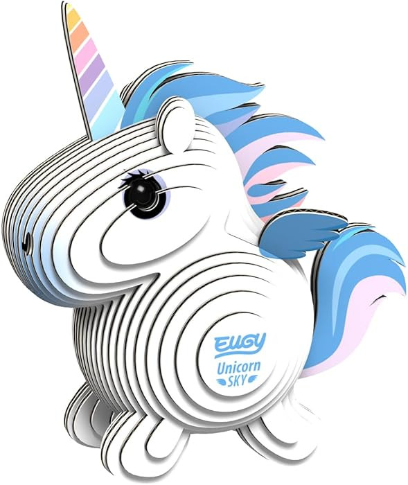 Eugy Unicorn Sky 3D Puzzle - 28 Piece Eco-Friendly Educational Toy Puzzle for Boys, Girls & Kids ... | Amazon (US)