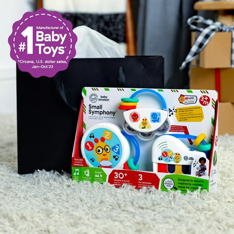 Baby Einstein Small Symphony 3-Piece Musical Toy Set | Walmart (US)